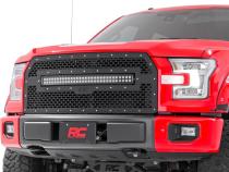 Ford Mesh Grille 30 Inch Dual Row Black Series LED w/Amber DRL 15-17 F-150 Rough Country