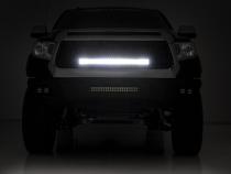 Toyota Mesh Grille w/30 Inch Dual Row Black Series LED w/Cool White DRL 14-17 Tundra Rough Country