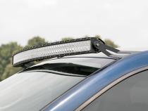 Dodge 54 Inch Curved LED Light Bar Upper Windshield Mounts 03-09 RAM 2500/3500 Rough Country