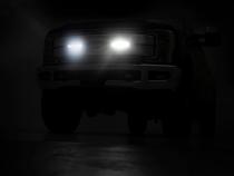 8 Inch LED Grille Kit Black Series 17-19 F-250 Lariat Rough Country