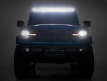50 Inch Straight CREE LED Light Bar Single Row Black Series w/Cool White DRL Rough Country
