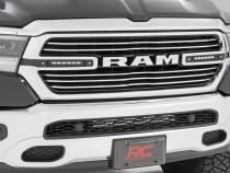 Dodge Dual 6 Inch LED Grille Kit Black Series 19-20 RAM 1500 Rough Country