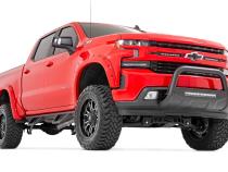 Chevy Dual 10 Inch LED Grille Kit Black Series 19-20 Silverado 1500 Rough Country