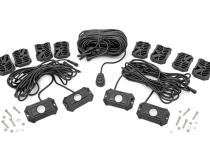 Deluxe LED Rock Light Kit 4 Pods Rough Country