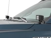 Ford 2-inch LED Lower Windshield Flood Pattern Ditch Kit 15-21 Ford F-150 Rough Country