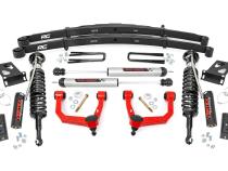 3.5 Inch Lift Kit Red UCA Vertex/V2 w/ Rear Leaf Springs Toyota Tacoma 2WD/4WD (2005-2023) Rough Country