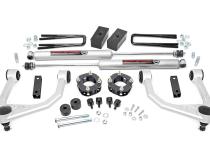 3.5 Inch Toyota Bolt-On Lift Kit w/N3 Shocks 07-20 Tundra 2WD/4WD Rough Country