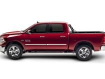 BAKFlip F1 Hard Folding Truck Bed Cover Rail Mounts Near Top of Bed Rail Rails Can Be Lowered Using Drop Down Brackets 2022-2026 Toyota Tundra 5 Foot 7 Inch Bed with or without Deck Rail System without Trail Special Edition Storage Boxes BAK