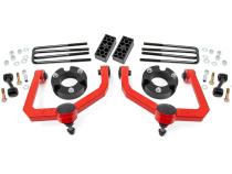 3 Inch Lift Kit Red Nissan Titan 2WD/4WD (2004-2024) Rough Country