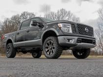 3 Inch Lift Kit N3 Shocks Red Nissan Titan 2WD/4WD (2004-2024) Rough Country