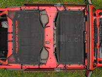 Jeep Wrangler JL Unlimited Mesh Bikini Top Plus 18-20 4 Door Black Rough Country