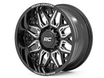 86 Series Wheel One-Piece Gloss Black 20x10 8x6.5 -19mm Rough Country