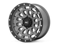 87 Series Wheel Simulated Beadlock Gray/Black 17x8.5 6x5.5 +0mm Rough Country