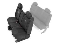 Neoprene Front Seat Cover Black 99-06 Silverado/Sierra 1500 Rough Country