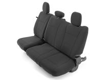 F-150 Neoprene Front &amp;amp; Rear Seat Cover Black 15-20 F-150 XL, XLT Rough Country