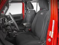 Jeep Neoprene Seat Cover Set Black 18-20 Wrangler JL Rough Country