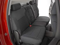Neoprene Front &amp;amp; Rear Seat Covers Black 14-18 Silverado/Sierra 1500 Rough Country