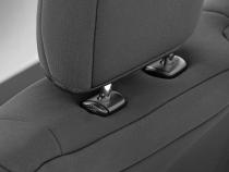 Neoprene Front &amp;amp; Rear Seat Covers Black 14-18 Silverado/Sierra 1500 Rough Country