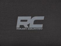 Neoprene Front &amp;amp; Rear Seat Covers Black 14-18 Silverado/Sierra 1500 Rough Country