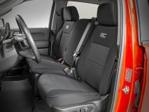 GM Neoprene Seat Covers Front and Rear Black For 19-21 1500 Rough Country