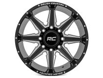 91 Series Milled One-Piece Gloss Black 20x12 8x180 -44mm Rough Country