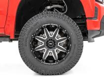91 Series Milled One-Piece Gloss Black 20x12 6x135 -44mm Rough Country