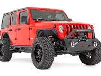3.5 Inch Lift Kit Adj Lower FR D/S Non-Rubicon Jeep Wrangler Unlimited 4WD (24-26) Rough Country