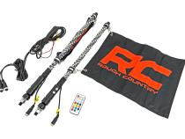 Multi-Function UTV LED Whip Lights 2FT Remote Control Rough Country