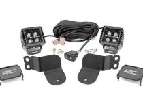 Polaris Dual LED Cube Kit Black Series w/Amber DRL 16-20 General Rough Country