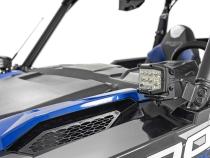 Polaris Dual LED Cube Kit Black Series w/Amber DRL 16-20 General Rough Country