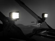 Polaris Dual LED Cube Kit w/ 3 Inch Wide Angle LEDs 20-21 Polaris RZR PRO XP Rough Country