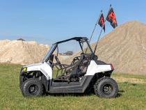 Polaris LED Whip Light Bed Mount Kit w/LED Whip Lights 12-20 Polaris RZR 170 EFI Rough Country