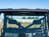 LED Light Front Mount 50 Inch Dual Row Black Pair with Factory Wiper 14-22 Polaris Ranger 1000XP Rough Country