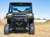 LED Light Front Mount 50 Inch Dual Row Black Pair with Factory Wiper 14-22 Polaris Ranger 1000XP Rough Country