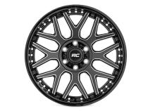 95 Series Wheel One-Piece Gloss Black Machined 20x10 8x180 -19mm Rough Country