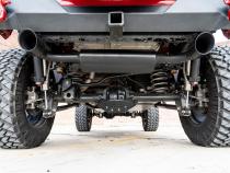 Jeep Dual Outlet Performance Exhaust - Black 18-20 Wrangler JL/JLU Rough Country