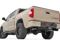 Dual Cat-Back Exhaust System w/Black Tips 09-20 Toyota Tundra V8-4.6L, 5.7L Rough Country