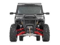 Aluminum Control Arms High Clearance w/ 2 Inch Forward Offset Red Can-Am Defender HD Rough Country