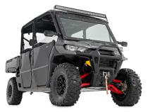 Aluminum Control Arms High Clearance w/ 2 Inch Forward Offset Red Can-Am Defender HD Rough Country