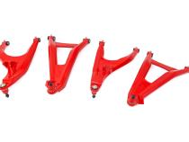 Aluminum Control Arms High Clearance w/ 2 Inch Forward Offset Red Can-Am Defender HD Rough Country