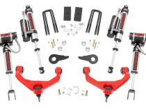 3.5 Inch Lift Kit Vertex w/ Overloads Red Silverado/Sierra 2500HD/3500HD (11-19) Rough Country