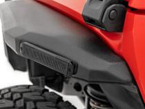 High Clearance LED Flat Fender Flare Kit UV Treated Jeep Wrangler JL (18-23) Rough Country