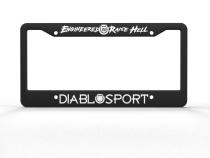 Diablo Sport License Plate Frame Durable plastic license plate frame black DiabloSport