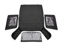Jeep Replacement Soft Top Black 07-09 JK Wrangler 2 Door Rough Country