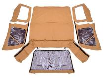Jeep Replacement Soft Top Spice 97-06 TJ Wrangler Half Steel Doors Rough Country