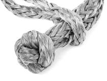 Soft Shackle Rope 7/16 Inch Diameter 34,000 LB Breaking Strength Gray Rough Country