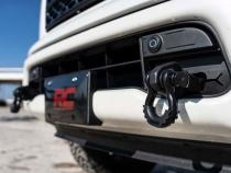 Nissan Tow Hook to Shackle Conversion Kit w/ D-Rings and Rubber Isolators 17-20 Titan Rough Country