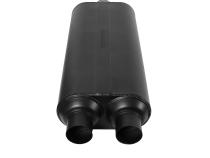 70 Series Chambered Muffler 70 Series 3.00 Center In 2.50 Dual Out Mild Sound Flowmaster