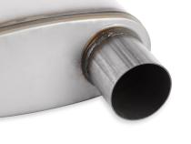 Flow Fx Muffler Flow Fx Muffler 2.5 In/Out Oval Body Transverse Moderate Sound Stainless Steel Flowmaster