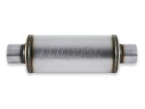Flow Fx Muffler Flow Fx Muffler 3.0 In/Out 6-Inch Round Body Moderate Sound Stainless Steel Flowmaster